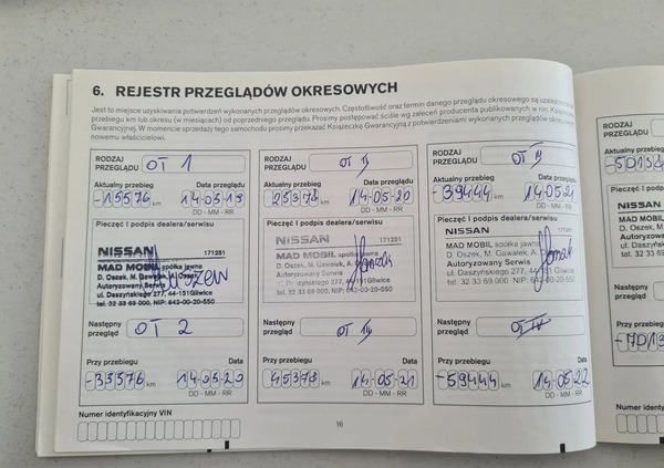 Nissan Qashqai cena 75900 przebieg: 72300, rok produkcji 2018 z Witnica małe 92